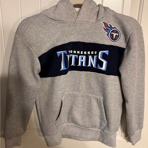 NFL Tennessee Titans Gray and Navy Hoodie